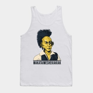 Black Hawk Native American Vector Design Tank Top